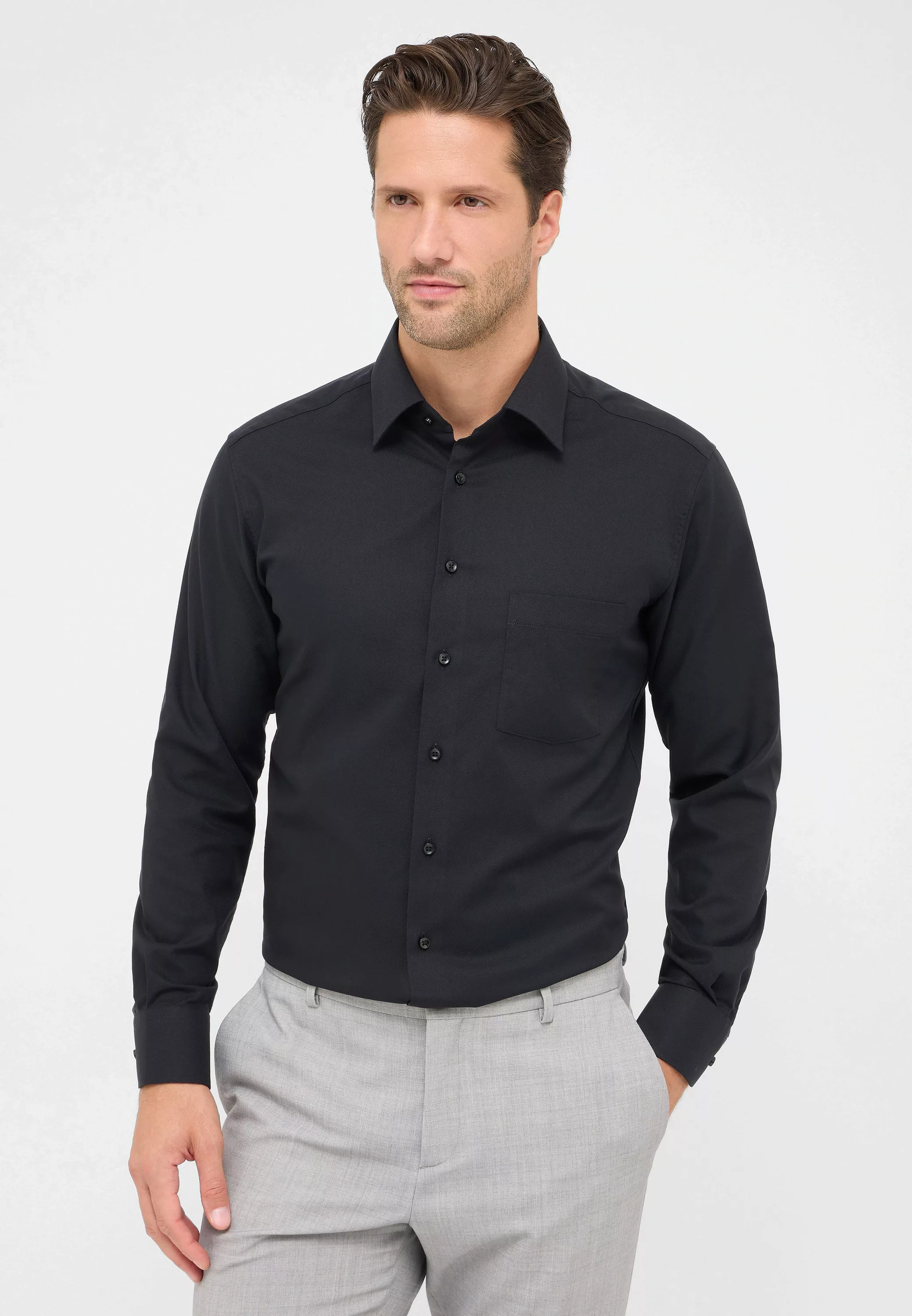 Eterna Langarmhemd "MODERN FIT", NON IRON (bügelfrei) günstig online kaufen