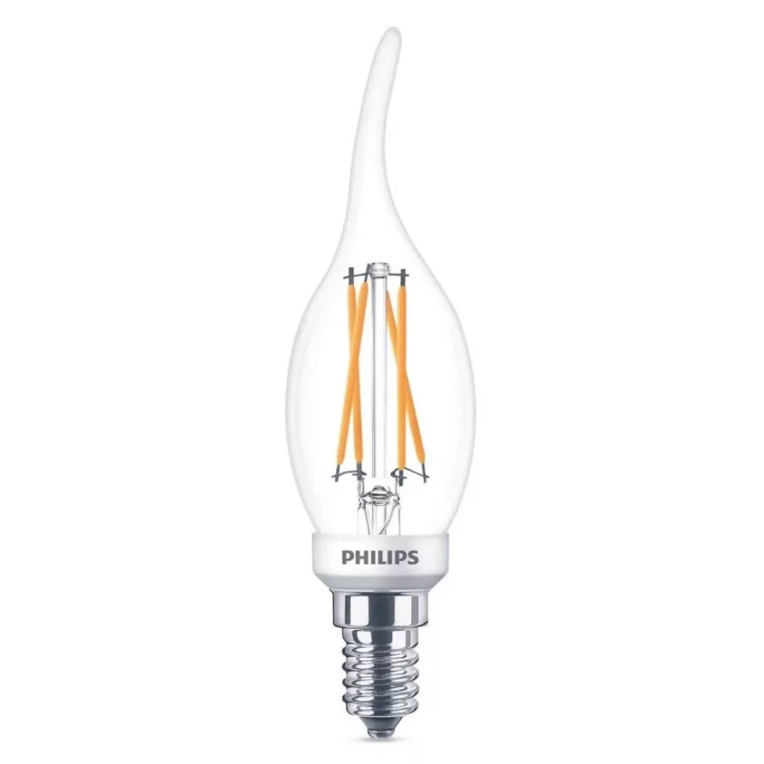 Philips LED Lampe ersetzt 40 W, E14 Kerzenform B35, klar, warmweiß, 475 Lum günstig online kaufen