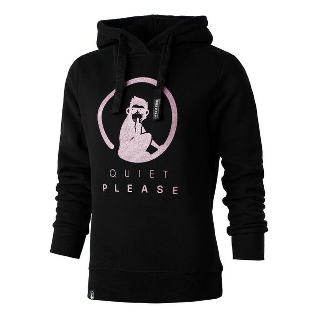 Quiet Please Kapuzensweatshirt Baseline Logo Glitter Hoody günstig online kaufen