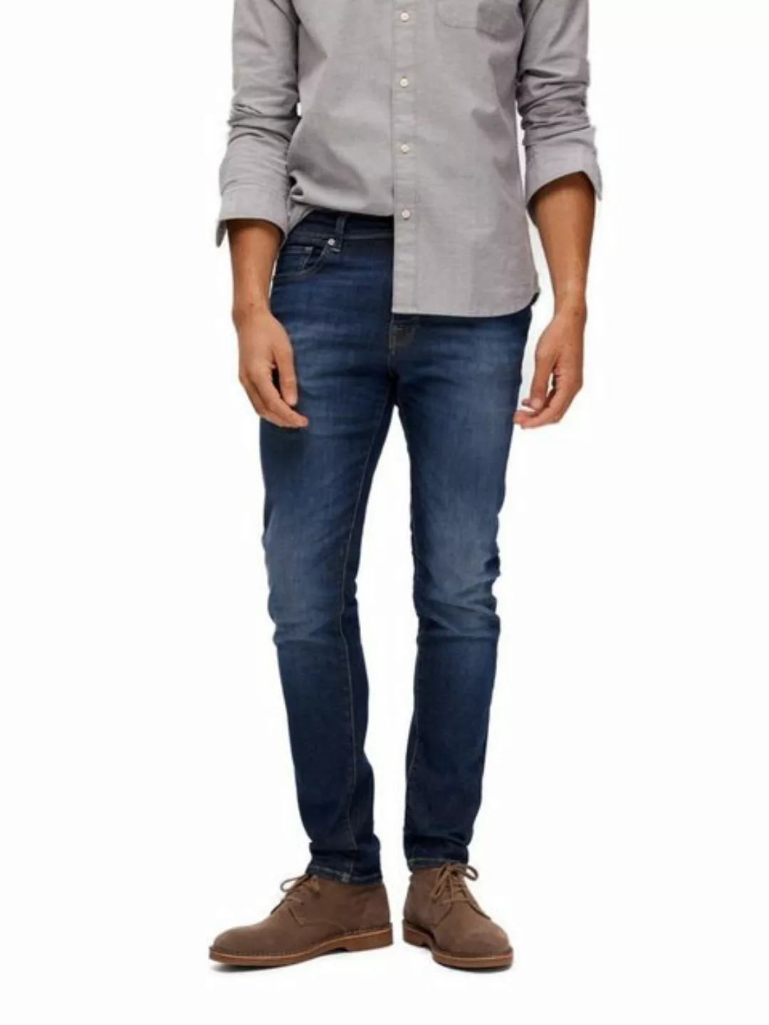 Selected Homme Herren Jeans SLH175-SLIMLEON 31604 - Slim Fit - Blau - Dark günstig online kaufen