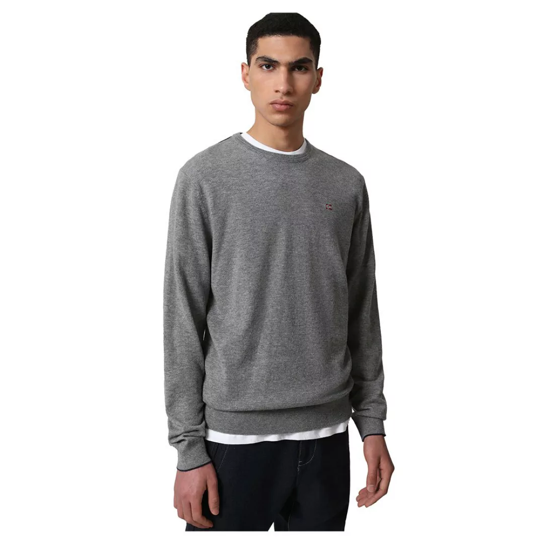 Napapijri Damavand C 3 Pullover XS Medium Grey Melange günstig online kaufen