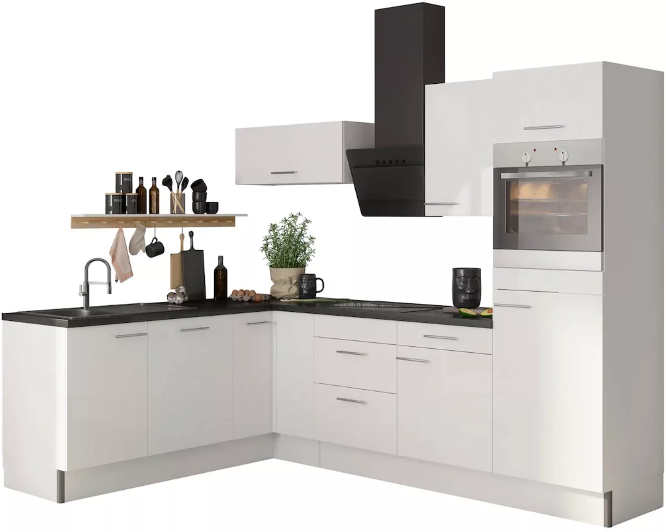 OPTIFIT Küche "Klara", 200 x 270 cm breit, wahlweise mit E-Geräten günstig online kaufen