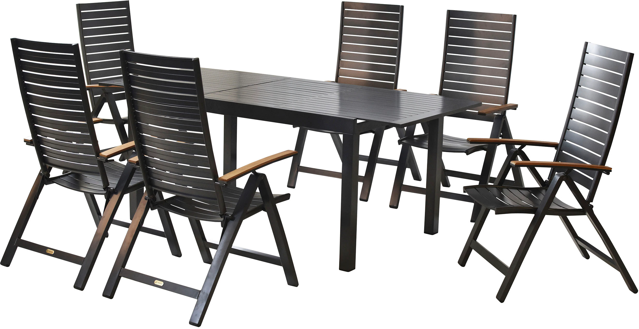 MERXX Garten-Essgruppe ""Astros"", (Set, 7 tlg., Tischplatte aus Aluminium, günstig online kaufen