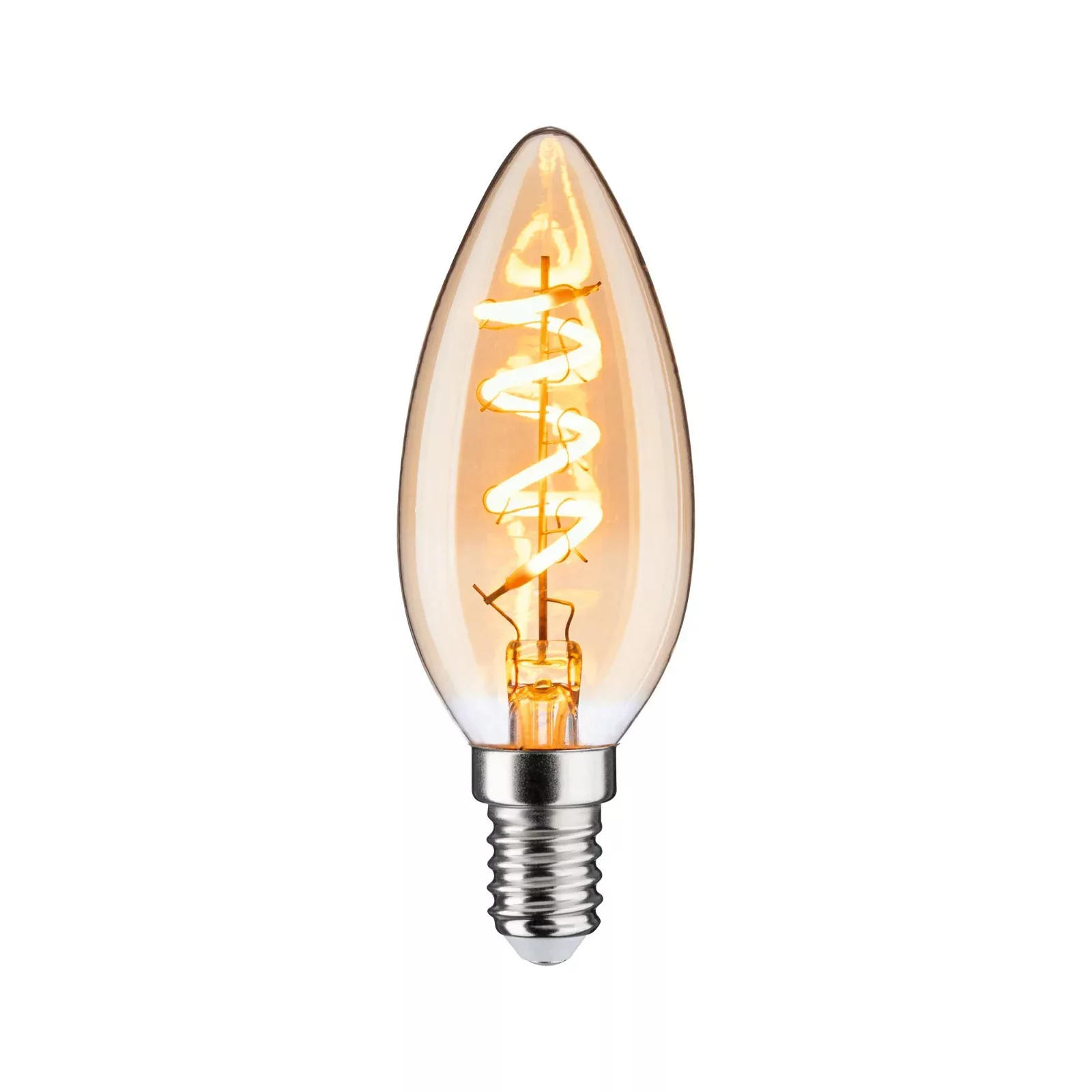 Paulmann LED-Kerzenlampe E14 4W 1.800K gold günstig online kaufen