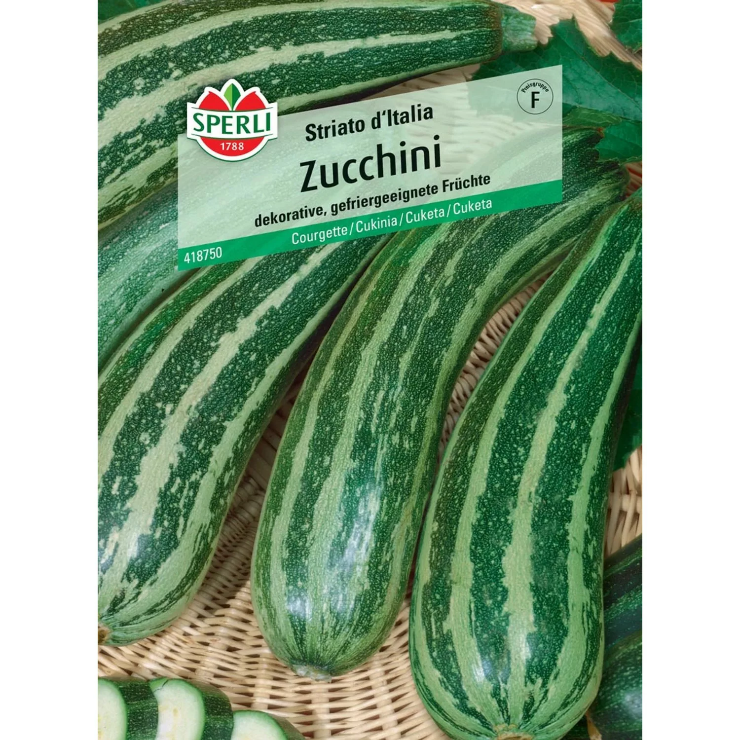 Sperli Zucchini Striato d'Italia (Cucurbita pepo) günstig online kaufen