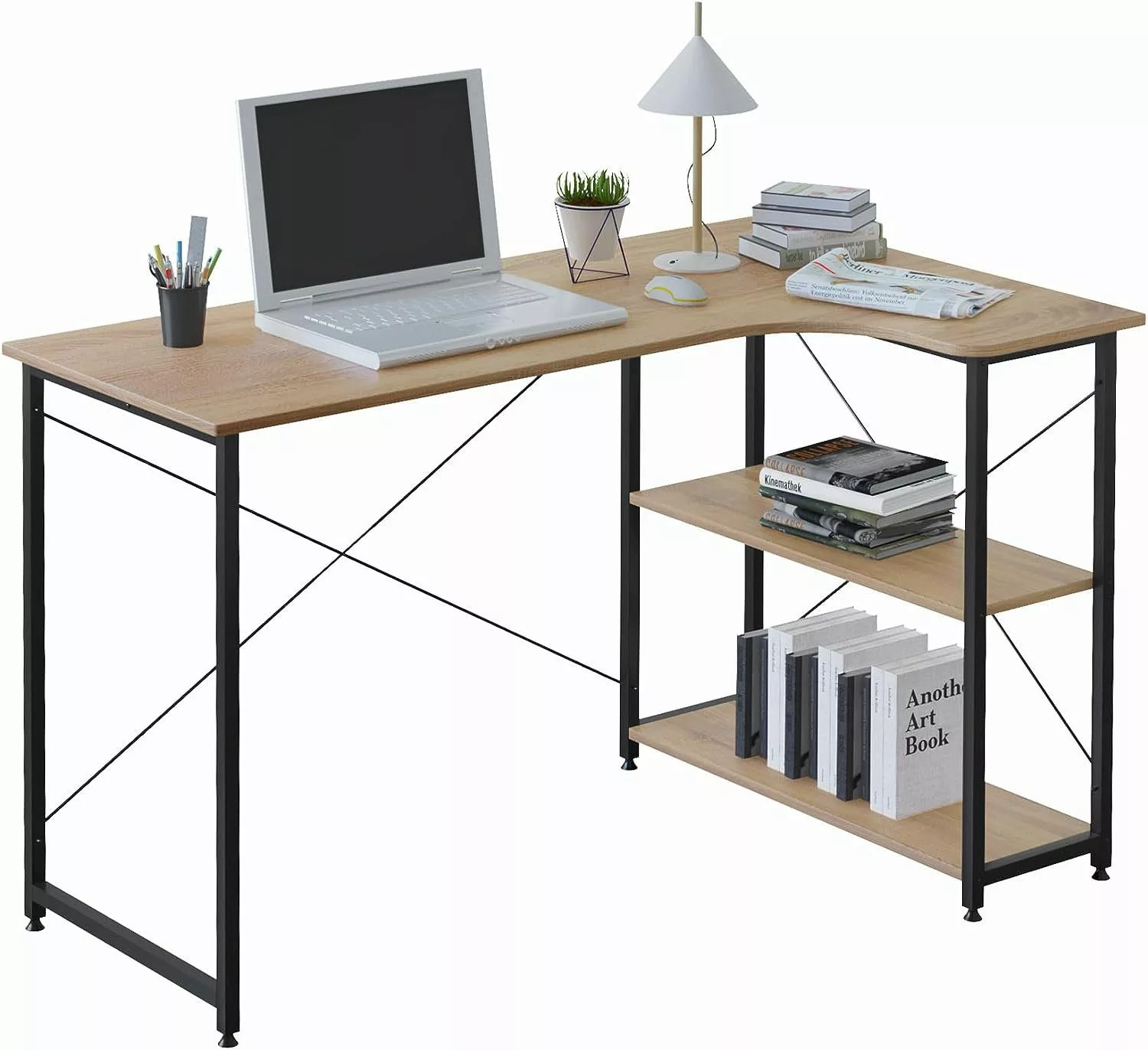 Woltu Schreibtisch (1-St), aus Holz und günstig online kaufen