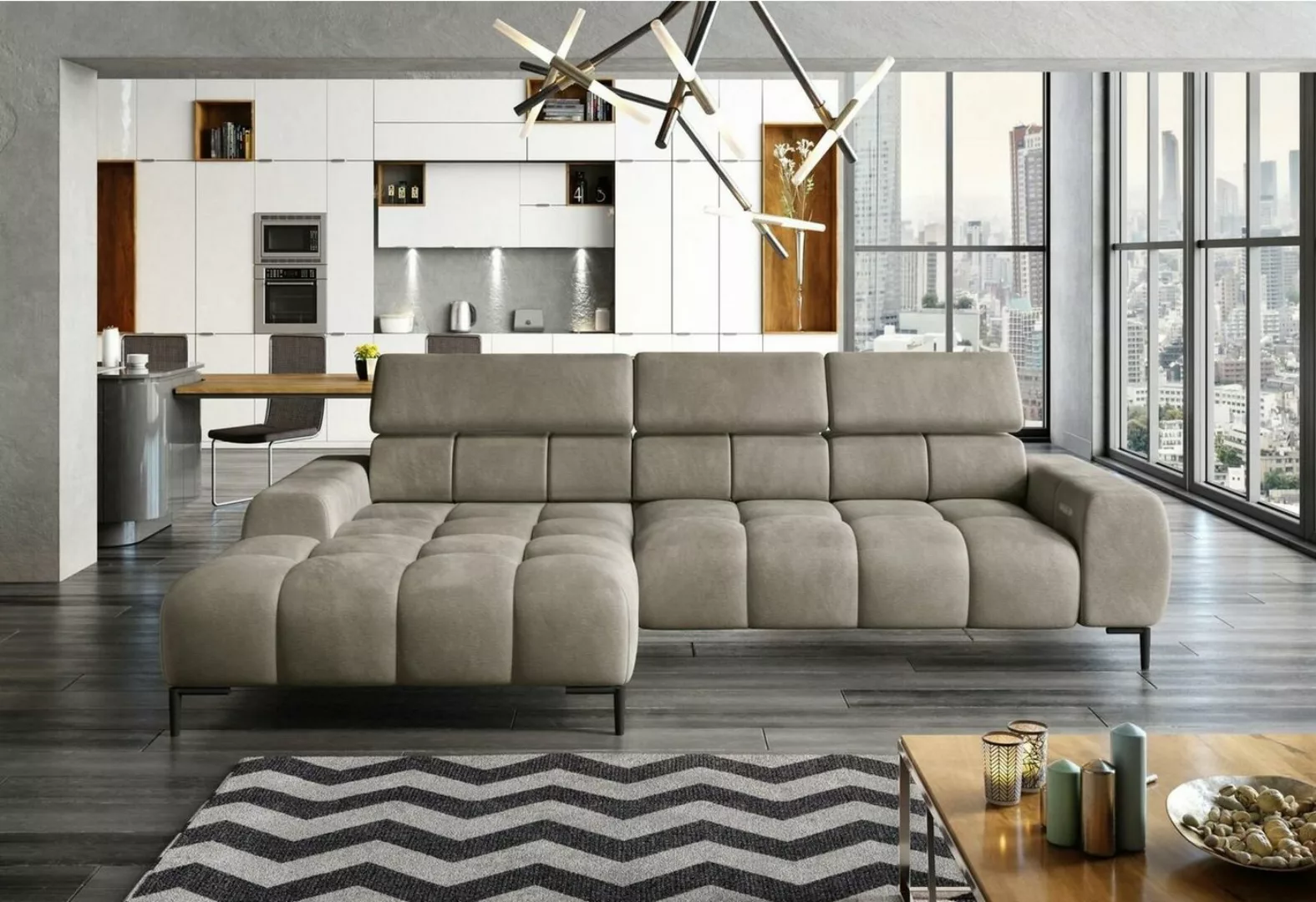 JVmoebel Ecksofa L-form Couch Polster Couchen Designer Couchen Eck Sofa, Ma günstig online kaufen