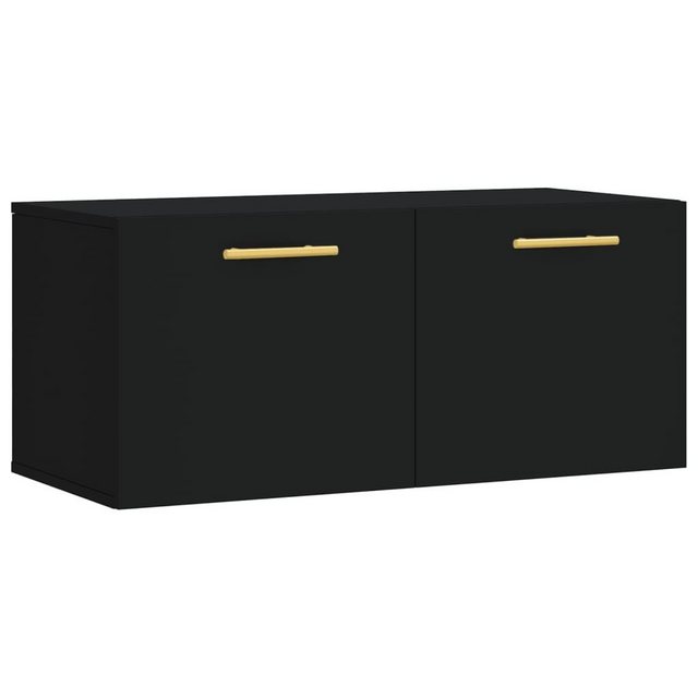 vidaXL Hängeschrank Wandschrank Hängeschrank Aufbewahrung schwarz 80x36,5x3 günstig online kaufen