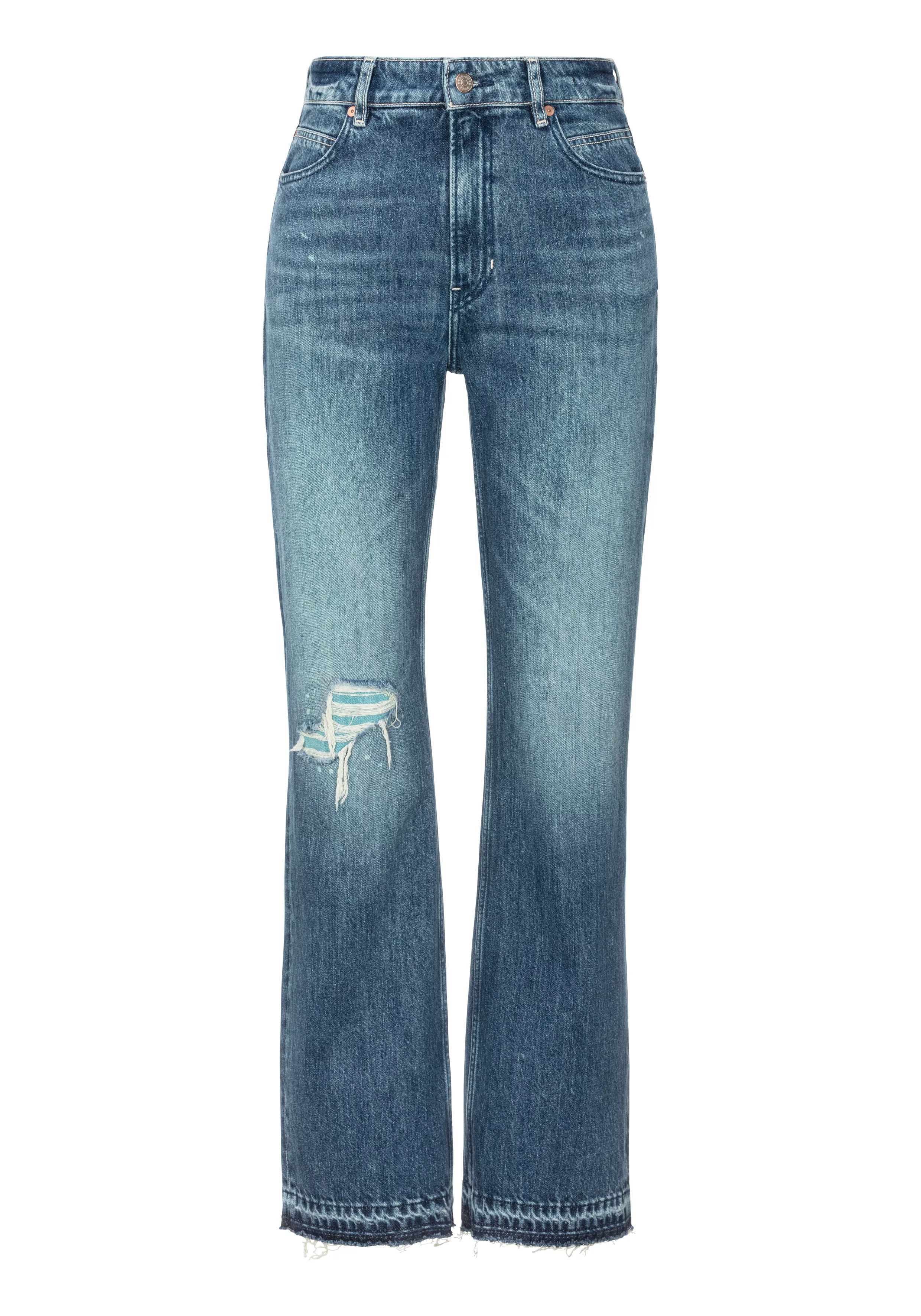 BOSS ORANGE Straight-Jeans "Ada High Rise Slim Premium Damenmode", (BOSS OR günstig online kaufen