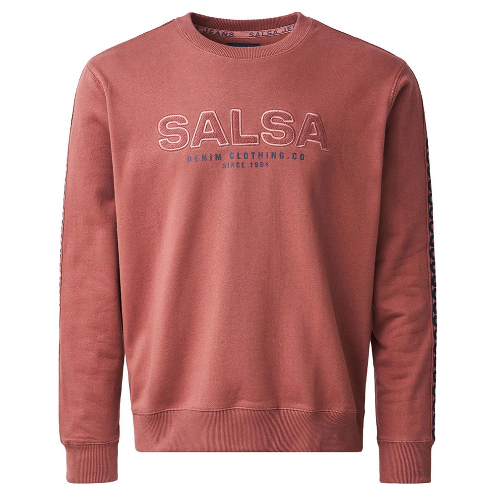 Salsa Jeans Branding Pullover M Pink günstig online kaufen