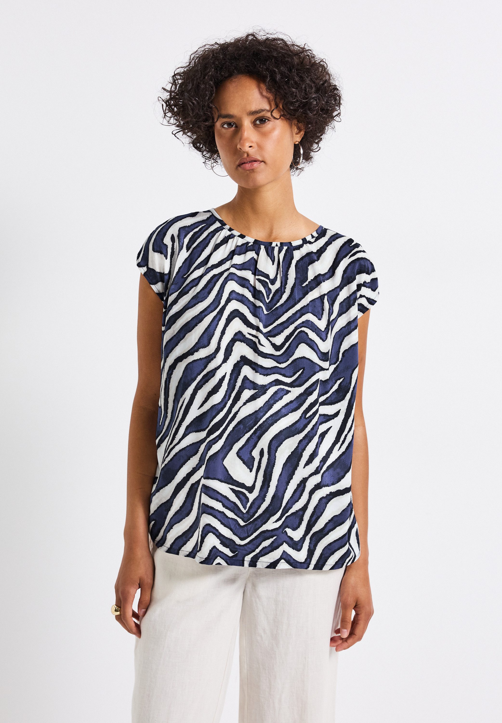 STREET ONE Blusentop, aus softer Viskose günstig online kaufen