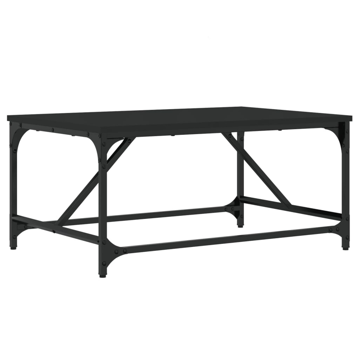 vidaXL Couchtisch Schwarz 75x50x35 cm Holzwerkstoff günstig online kaufen