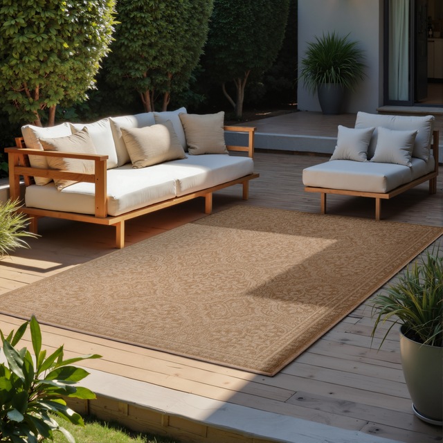 HANSE Home Outdoorteppich »Rosel Wendeteppich«, rechteckig, 5 mm Höhe, In u günstig online kaufen