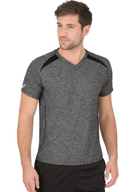 Trigema T-Shirt TRIGEMA Funktionsshirt in Melange-Optik (1-tlg) günstig online kaufen