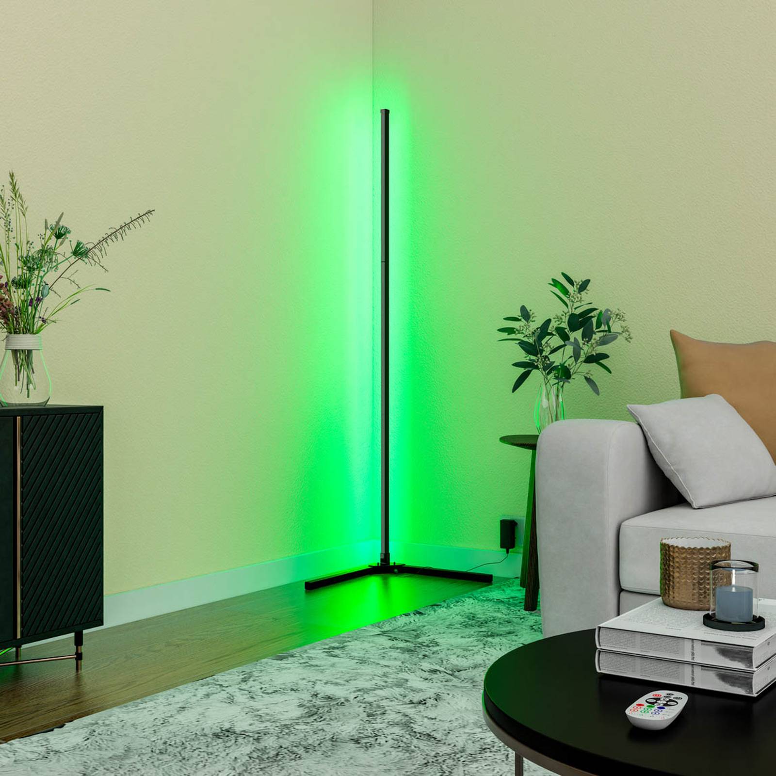 Calex Smart LED-Stehleuchte mit Fernbedienung RGBW günstig online kaufen