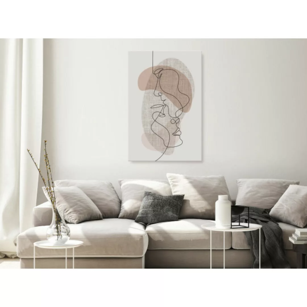 Bild auf Leinwand Line Sensitivity (1 Part) Vertical XXL günstig online kaufen