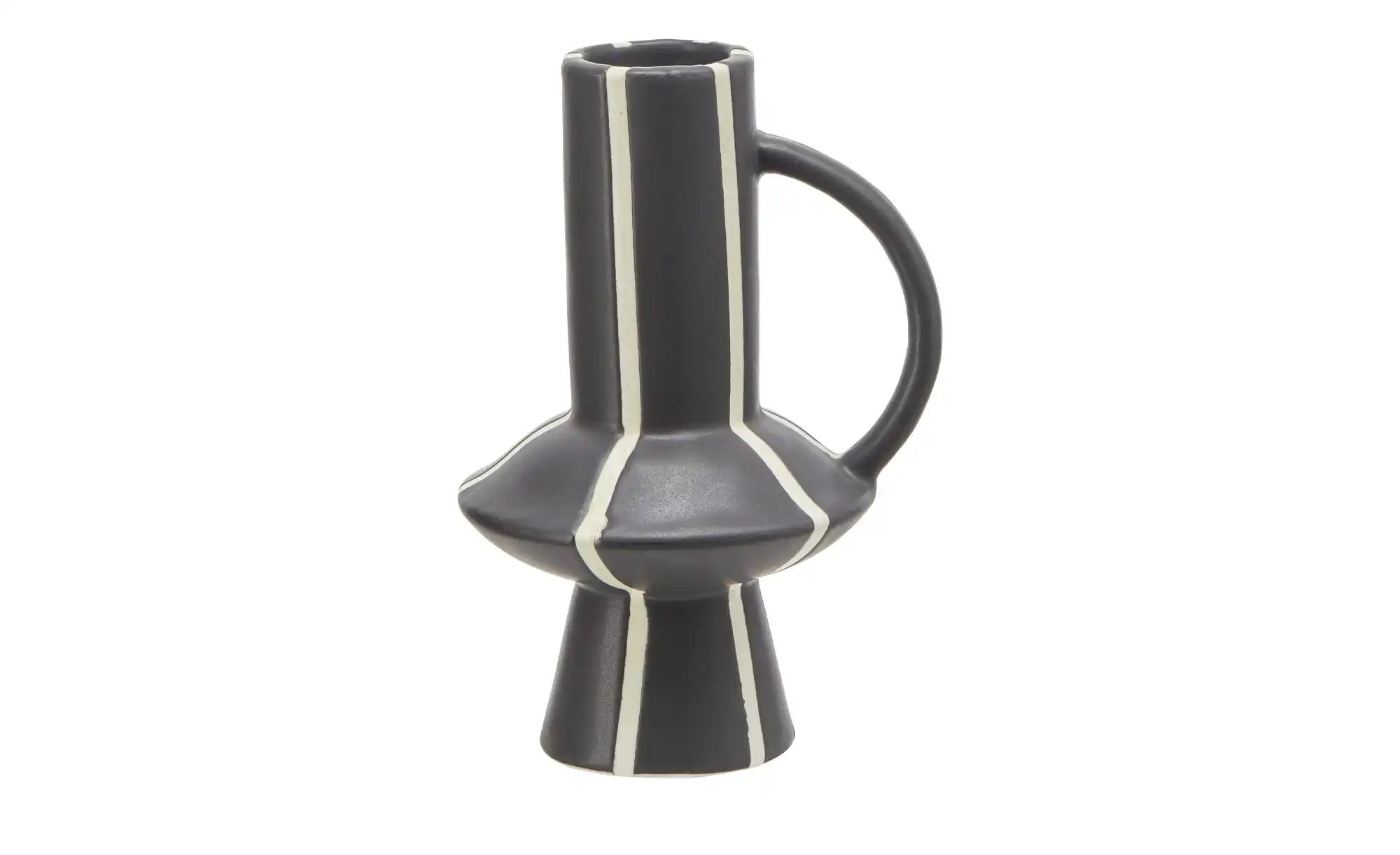 Vase   ¦ schwarz ¦ Porzellan ¦ Maße (cm): B: 8,7 H: 14,5 Accessoires > Vase günstig online kaufen