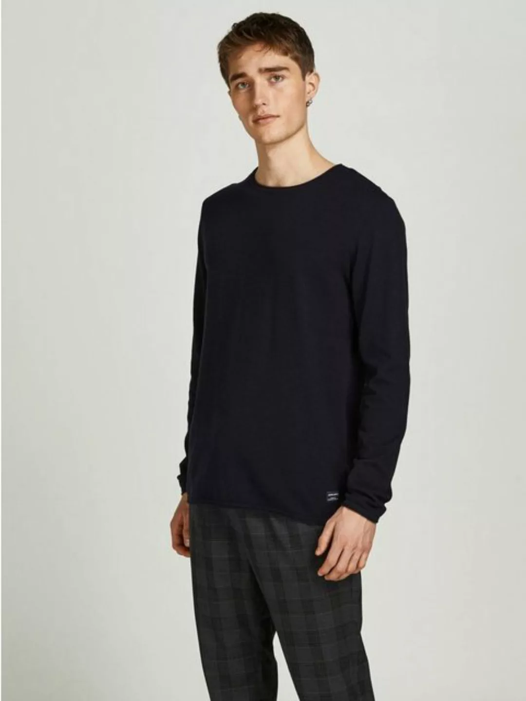 Jack & Jones Herren Sweater Pullover mit Rundhals Ausschnitt JJEHILL günstig online kaufen