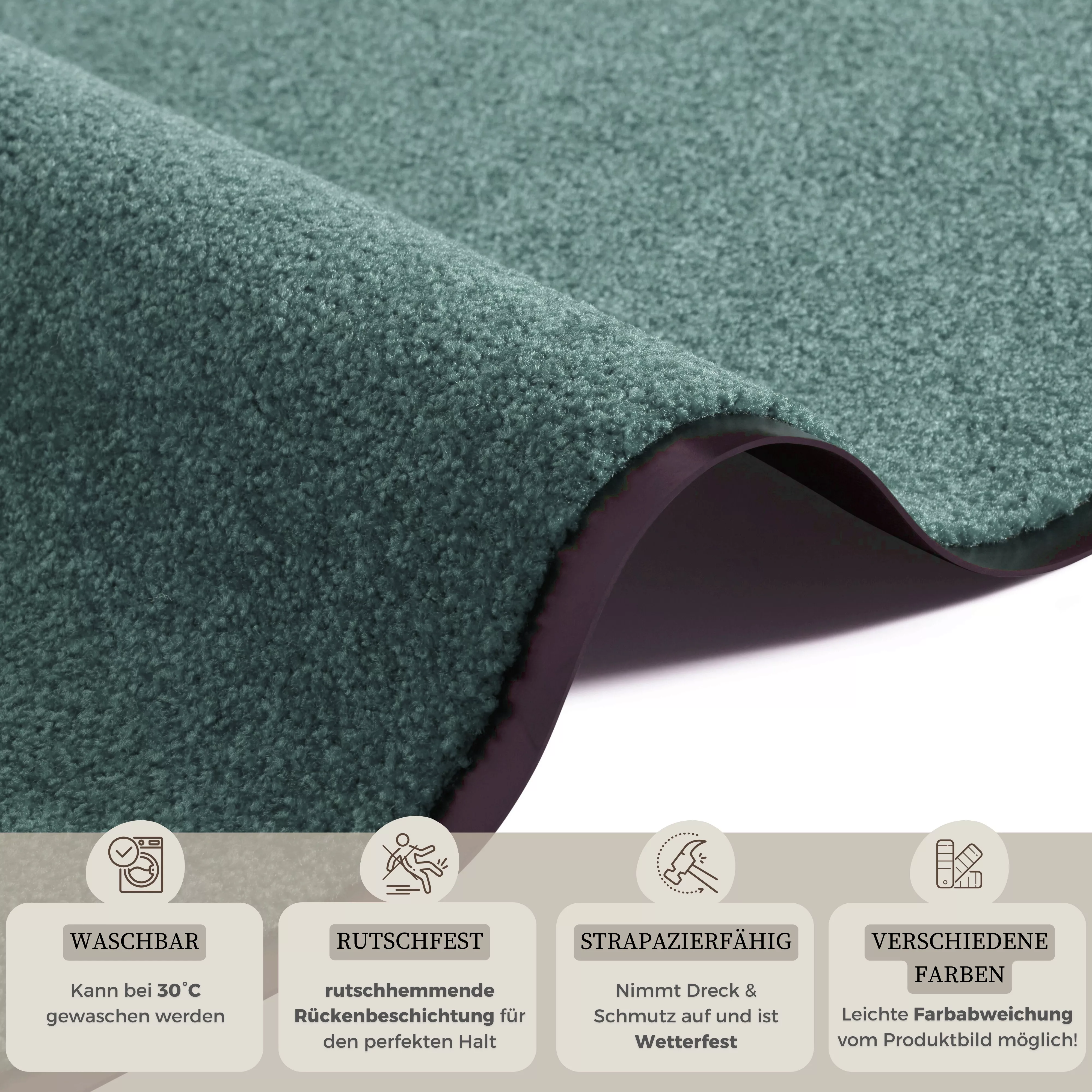 HANSE Home Fußmatte »Wash & Clean«, rechteckig, Schmutzfangmatte, Türmatte, günstig online kaufen