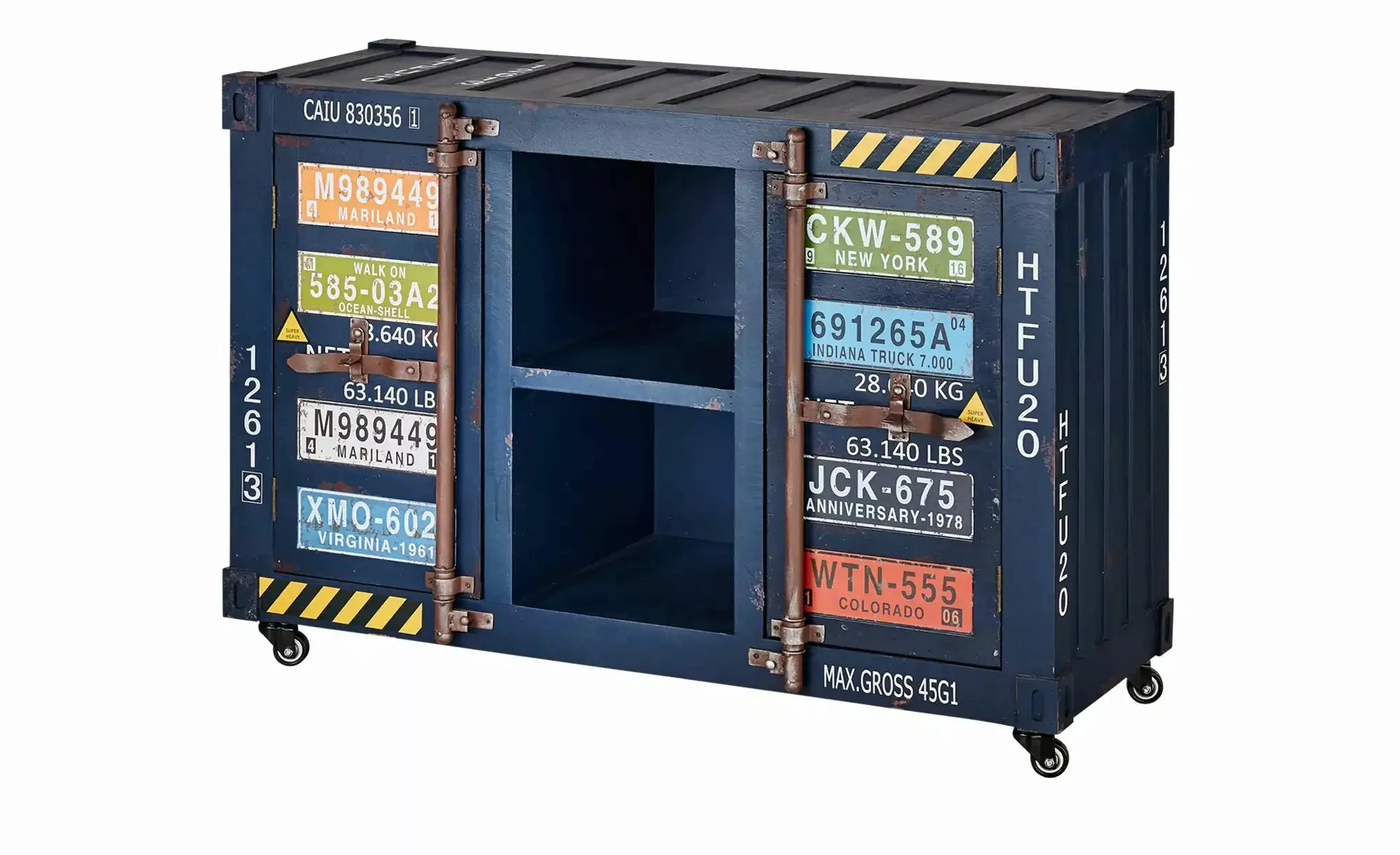 Kommode   Genua ¦ blau ¦ Maße (cm): B: 100 H: 70 T: 36 Kommoden & Sideboard günstig online kaufen