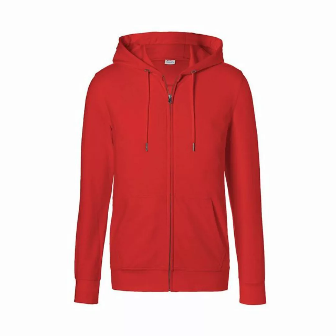 Kübler Sweatjacke Kübler Shirts Kapuzen-Sweatjacke mittelrot günstig online kaufen