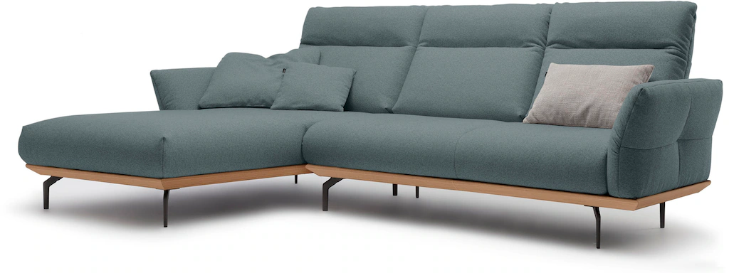 Creation BY ROLF BENZ Ecksofa »CR.460«, Sockel in Eiche, Alugussfüße in umb günstig online kaufen