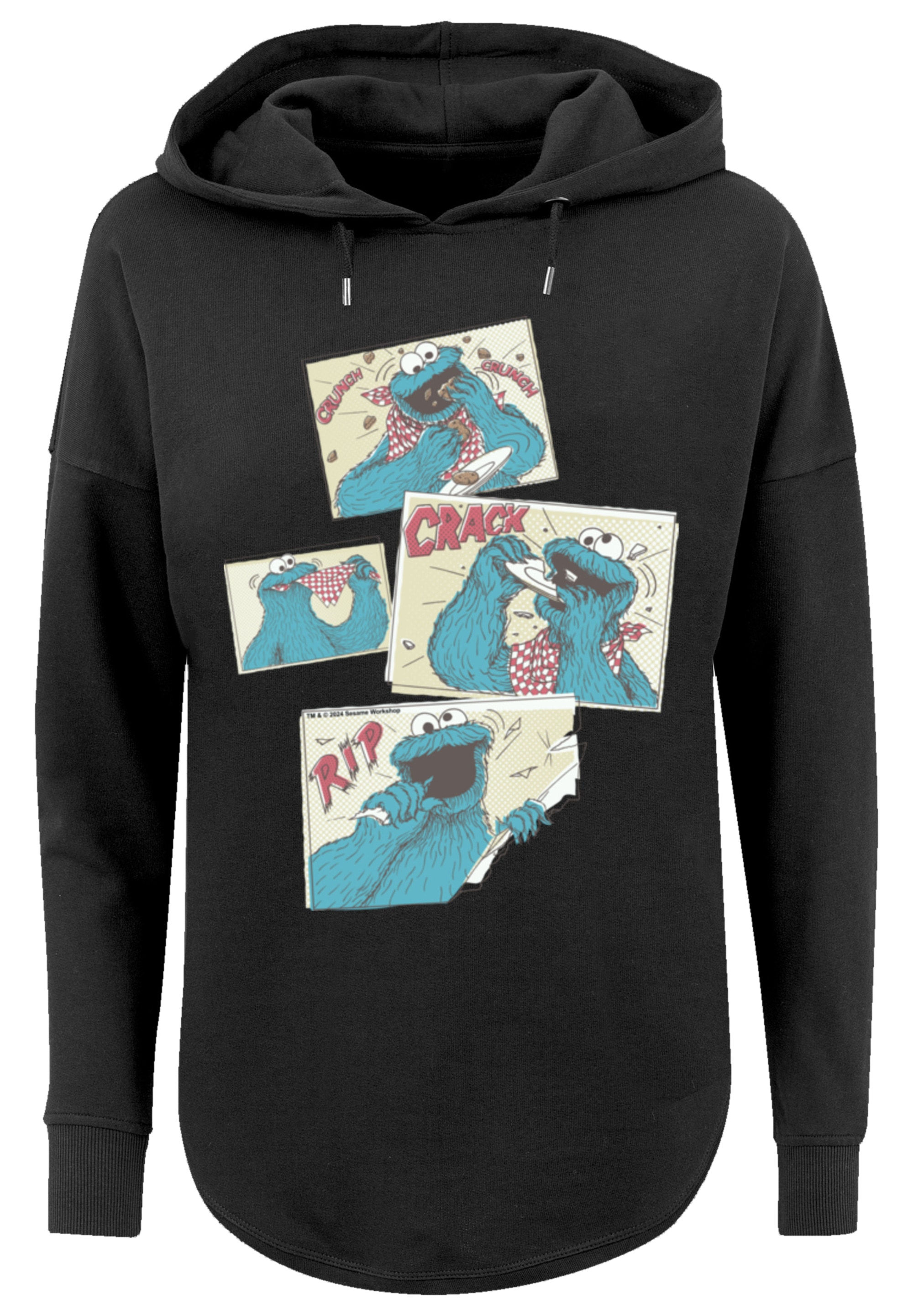 F4NT4STIC Kapuzenpullover "Sesamstraße Cookie Monster Crunch", Premium Qual günstig online kaufen