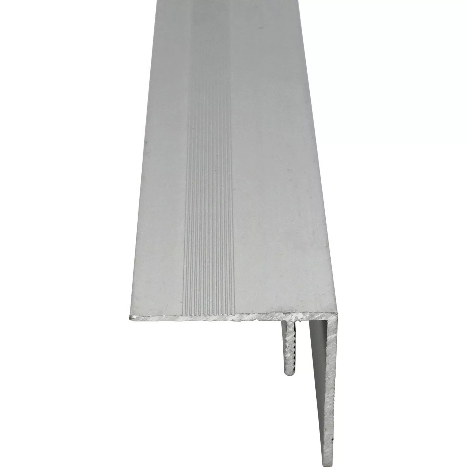 Treppenwinkelprofil Clip-System 32 mm x 27 mm Silber 1000 mm günstig online kaufen