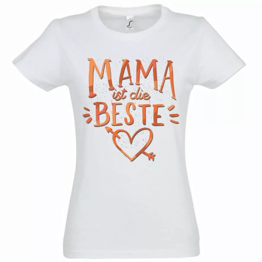 Youth Designz T-Shirt Mama Ist Die Beste Damen T-Shirt mit trendigem Frontp günstig online kaufen