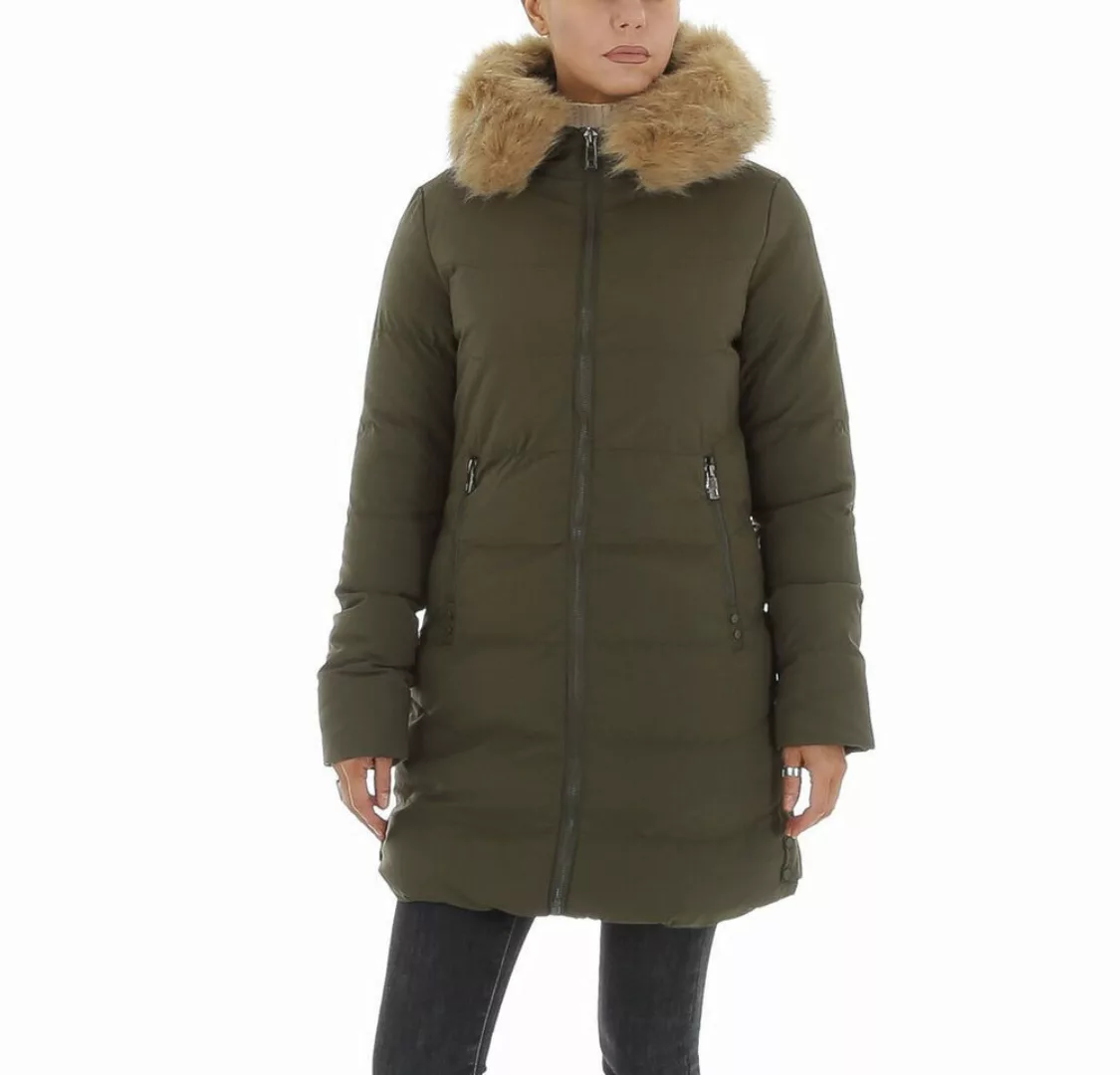 Ital-Design Winterjacke Damen Freizeit (87256335) Kapuze Gefüttert Winterja günstig online kaufen