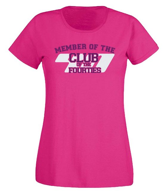 G-graphics T-Shirt Damen T-Shirt - 40 – Member of the Club of Fourties zum günstig online kaufen