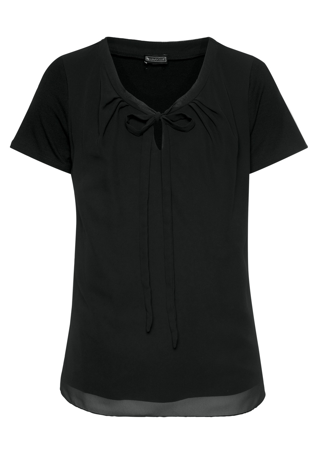 Laura Scott Shirtbluse, mit Chiffon Vorderteil günstig online kaufen