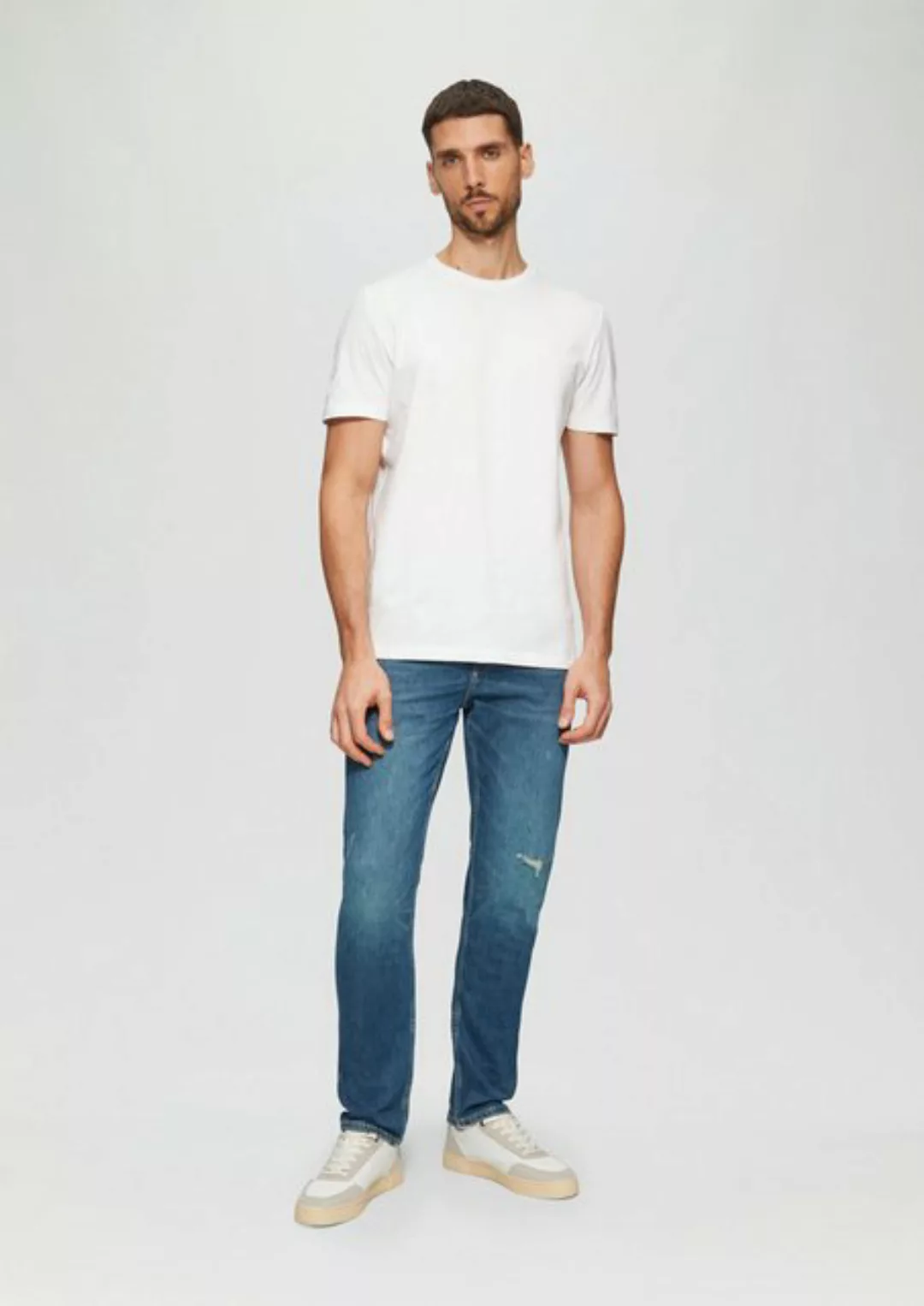 s.Oliver Stoffhose Jeans Benito / Regular Fit / Mid Rise / Straight Leg Ble günstig online kaufen