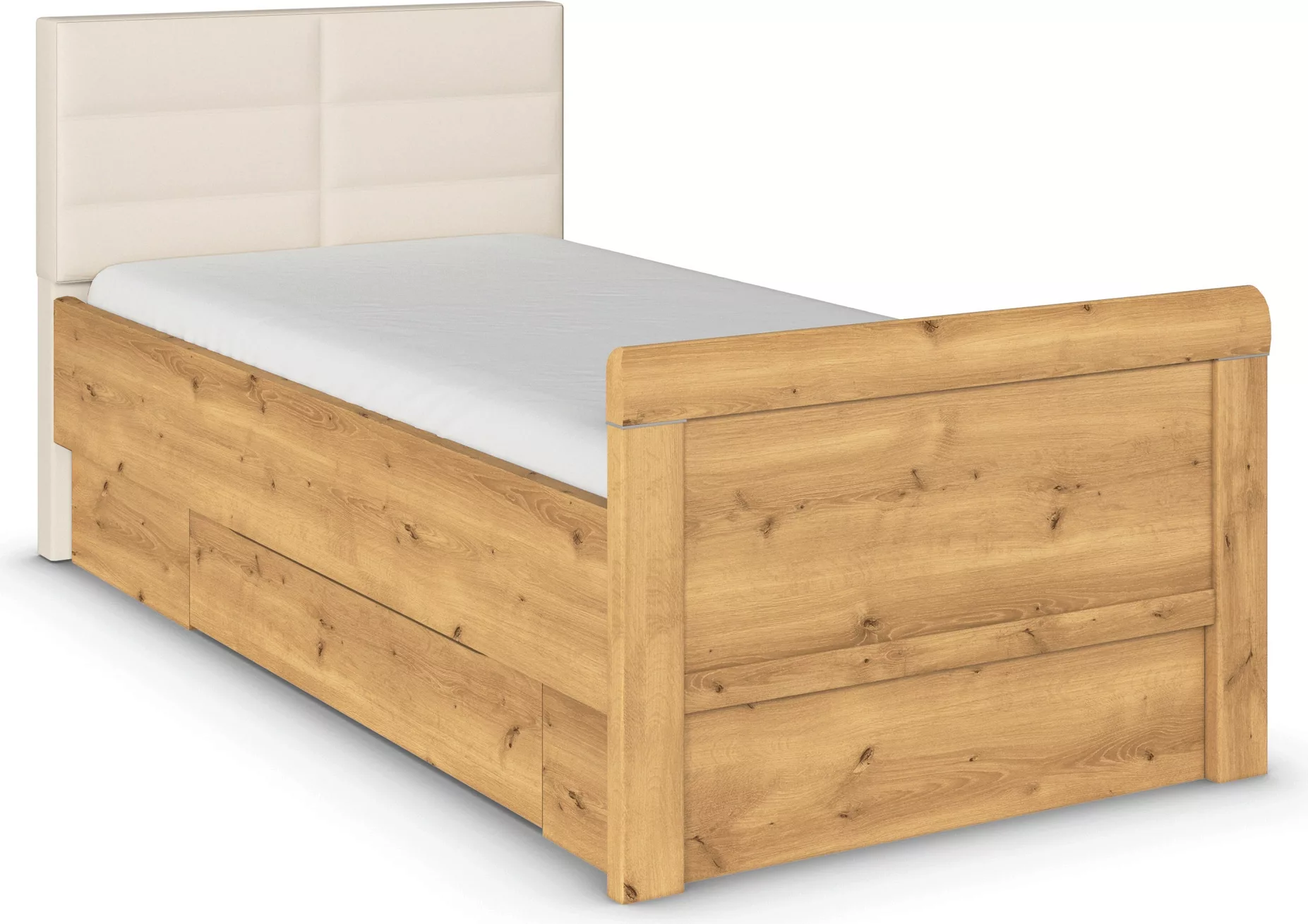 rauch Stauraumbett "Bett Einzelbett Stollenbett Bettkästen EVELYN", in Komf günstig online kaufen