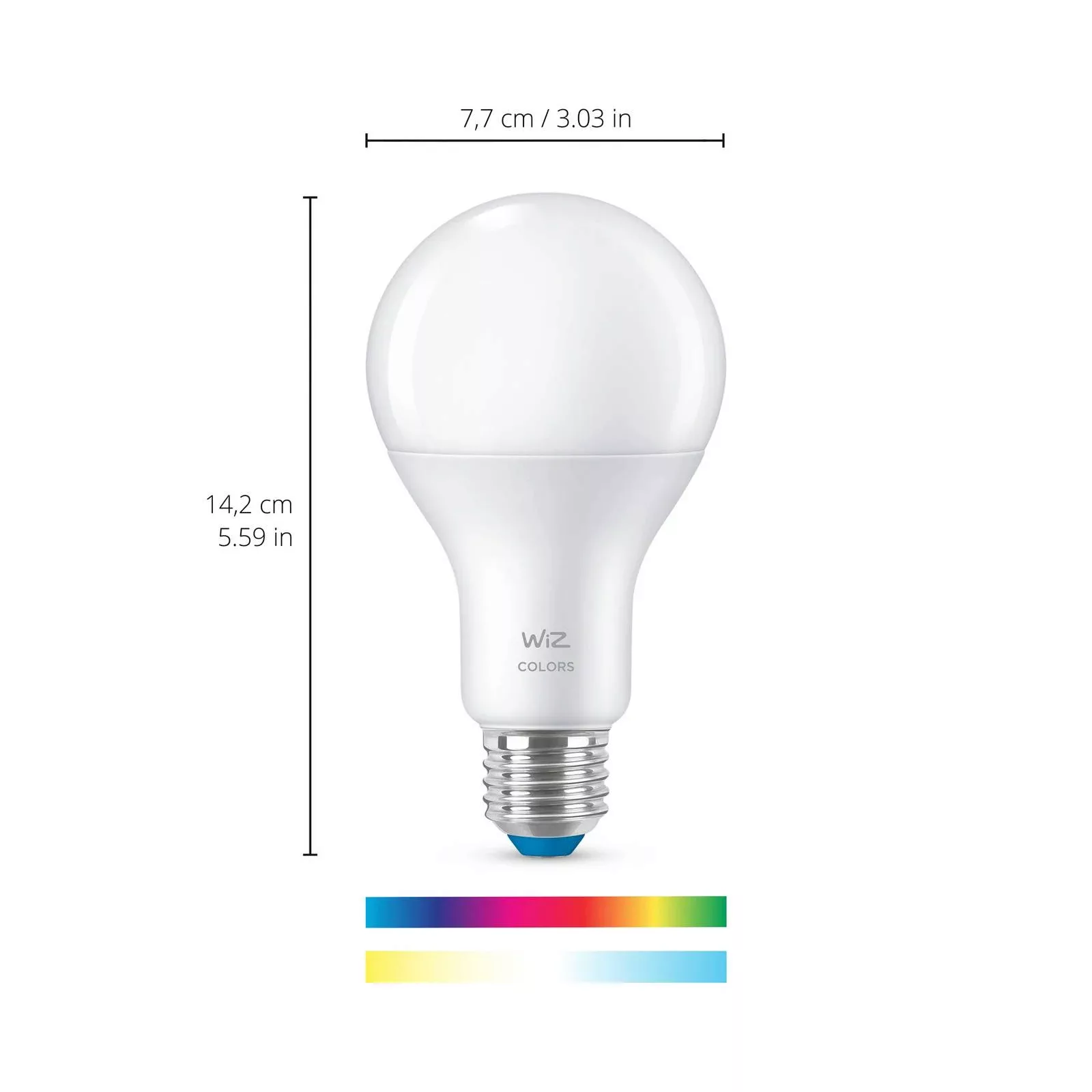 WiZ A67 LED-Lampe Wi-Fi E27 13W matt RGB günstig online kaufen