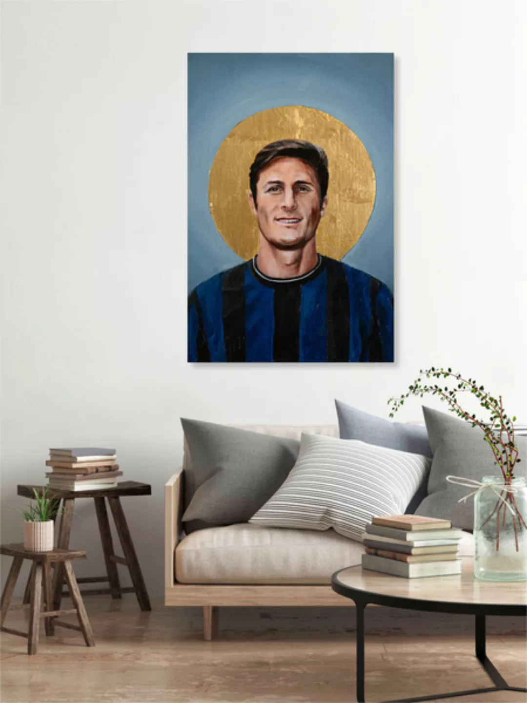 Poster / Leinwandbild - Javier Zanetti günstig online kaufen