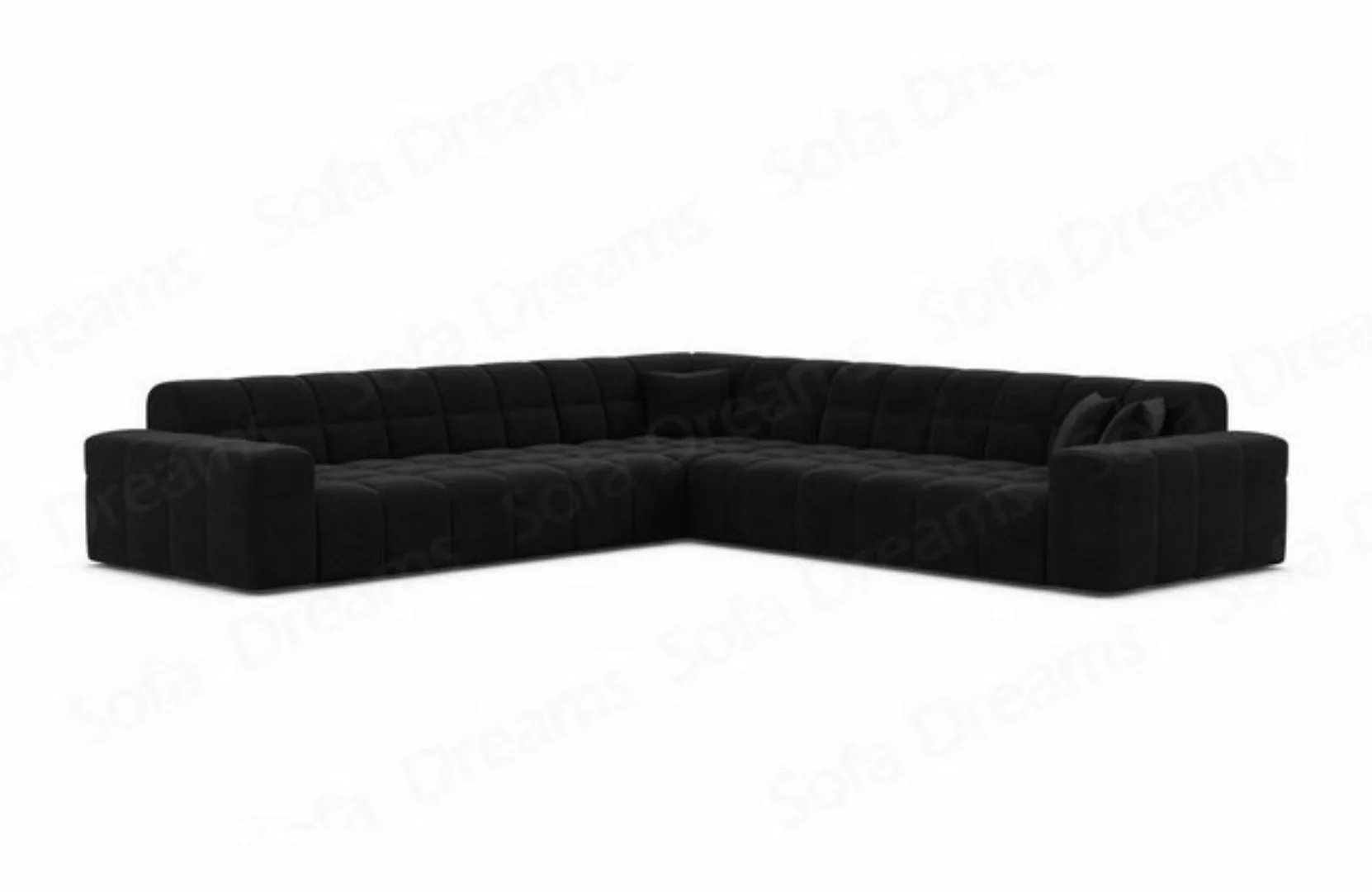 Sofa Dreams Ecksofa Polsterstoff Ecksofa Samt Modern Eckcouch Ibiza L Form günstig online kaufen