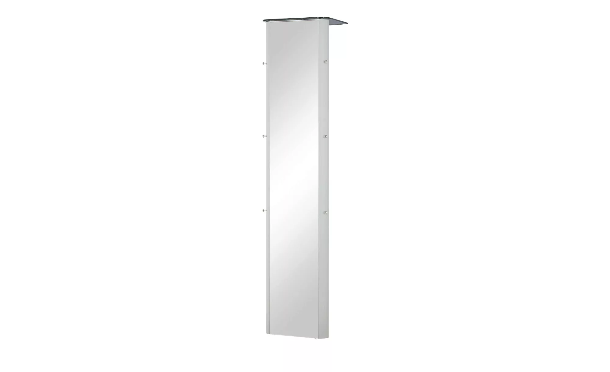 Spiegelgarderobe  Juno ¦ silber ¦ Glas,Metall ¦ Maße (cm): B: 45 H: 193 T: günstig online kaufen