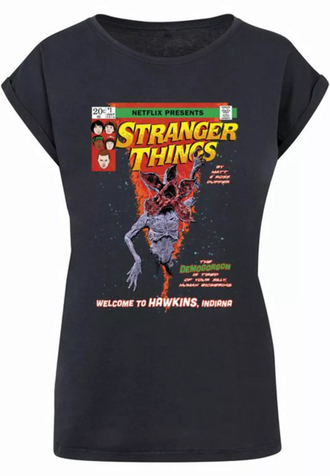 ABSOLUTE CULT T-Shirt ABSOLUTE CULT Damen Ladies Stranger Things - Comic Co günstig online kaufen