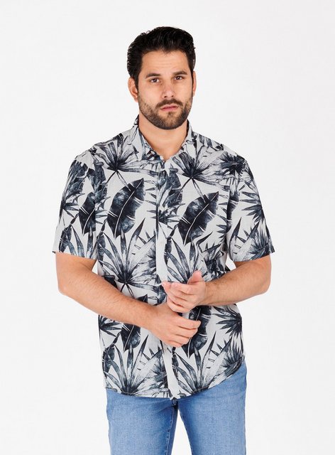 Key Largo Kurzarmhemd MSH INSTINCT 1/2 patterned (1-tlg) günstig online kaufen