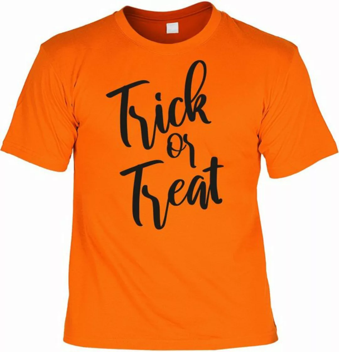 Art & Detail Shirt T-Shirt Halloween Grusel Tshirt Trick or Treat - Kürbis günstig online kaufen