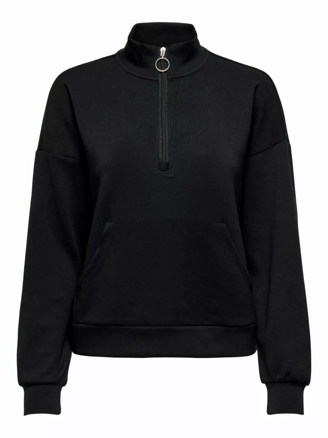 ONLY Detailreich Sweatshirt Damen Schwarz günstig online kaufen