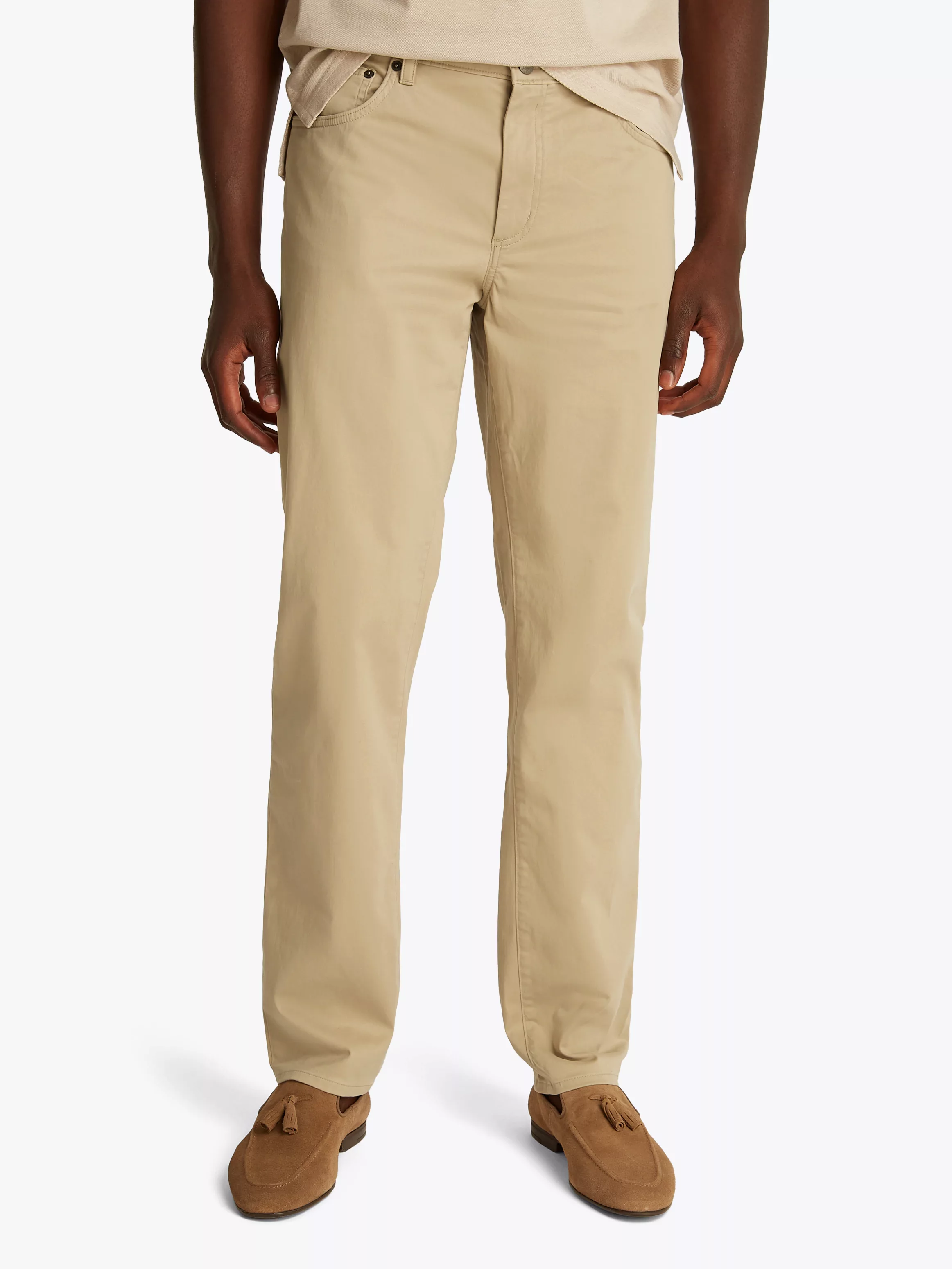 Tommy Hilfiger Stoffhose "DENTON 5PKT COTTON SATIN" günstig online kaufen
