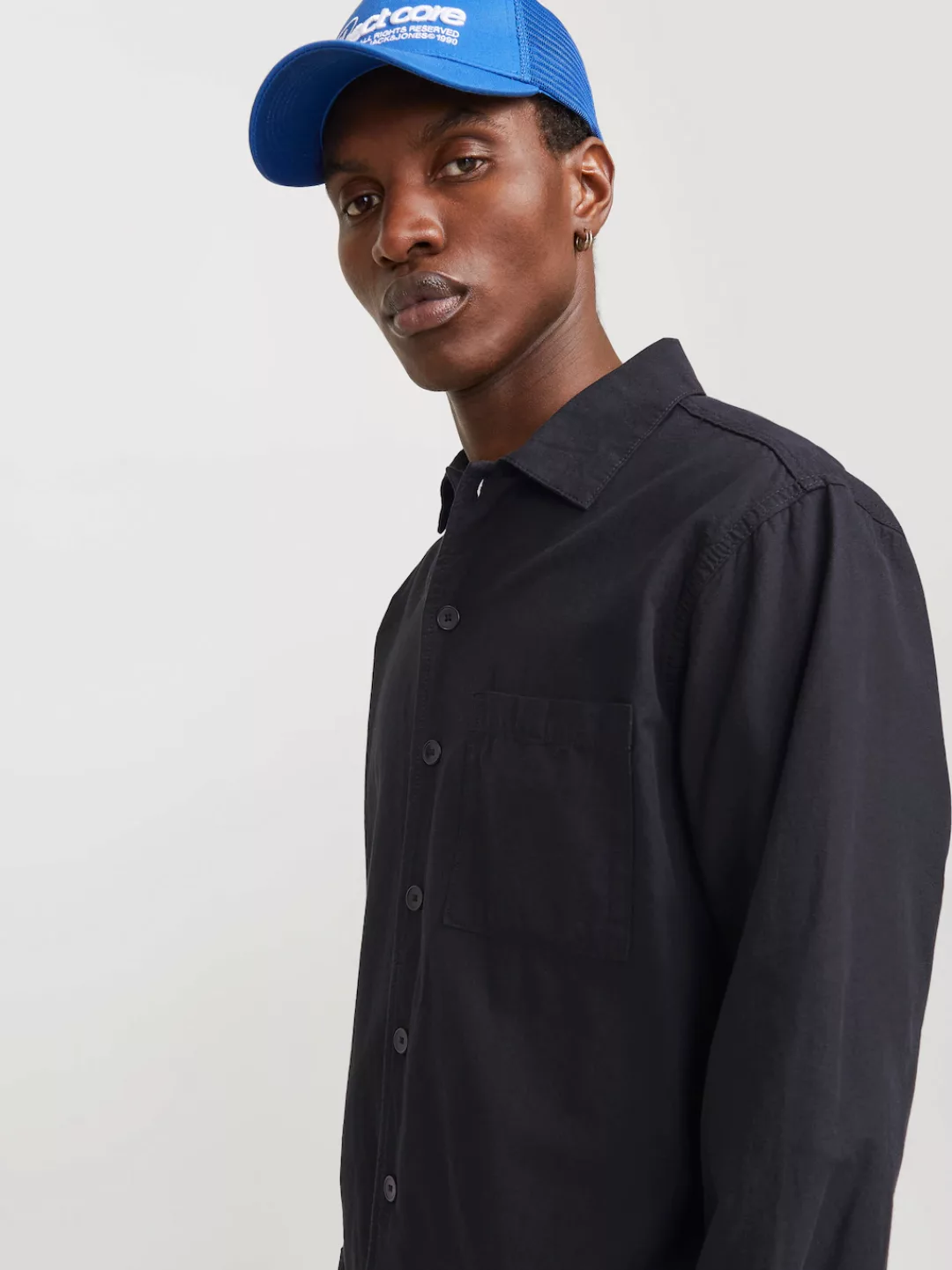 Jack & Jones Langarmhemd "JJEURBAN EDGE OVERSHIRT LS SN", mit Hemdkragen günstig online kaufen