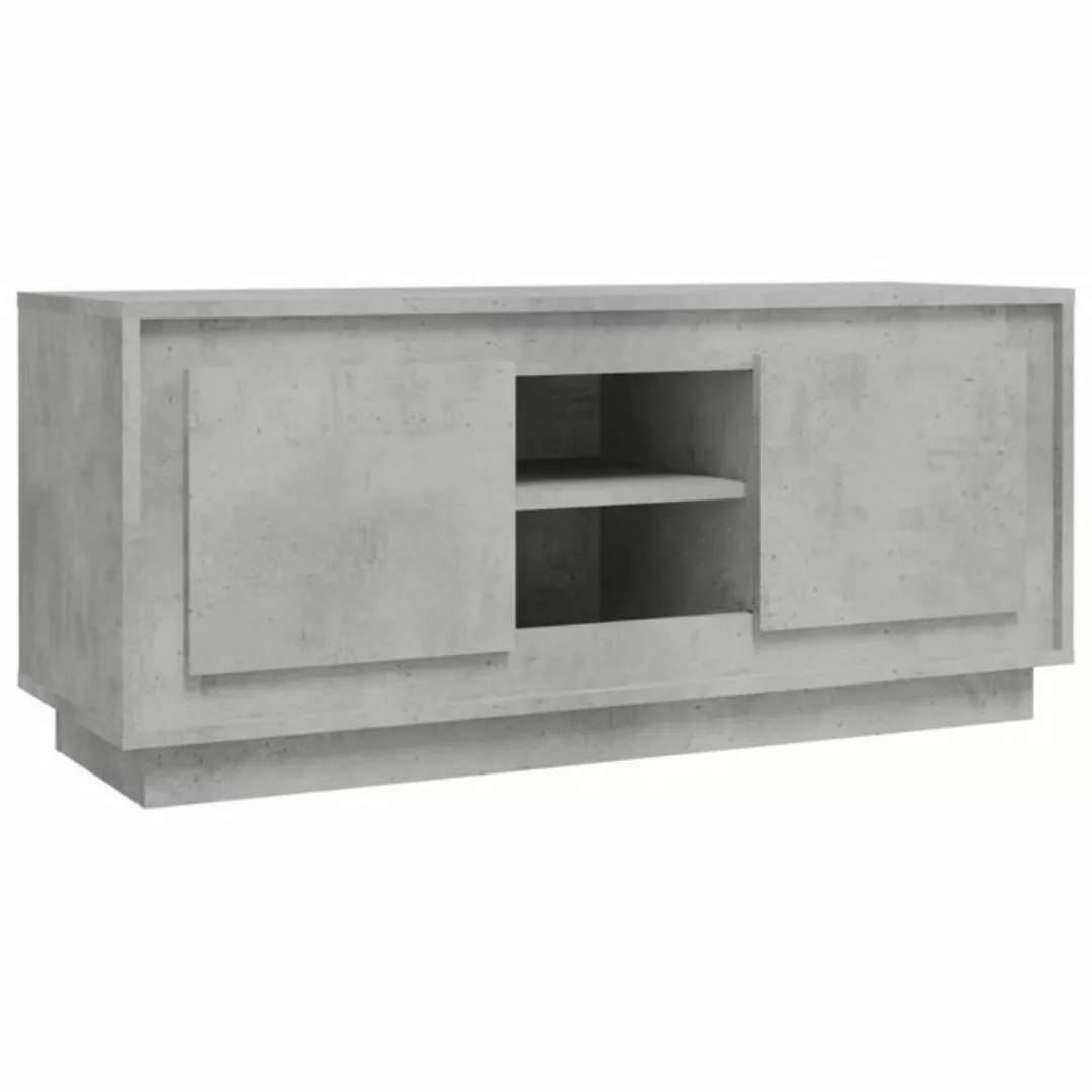 Vidaxl Tv-schrank Betongrau 102x35x45 Cm Holzwerkstoff günstig online kaufen