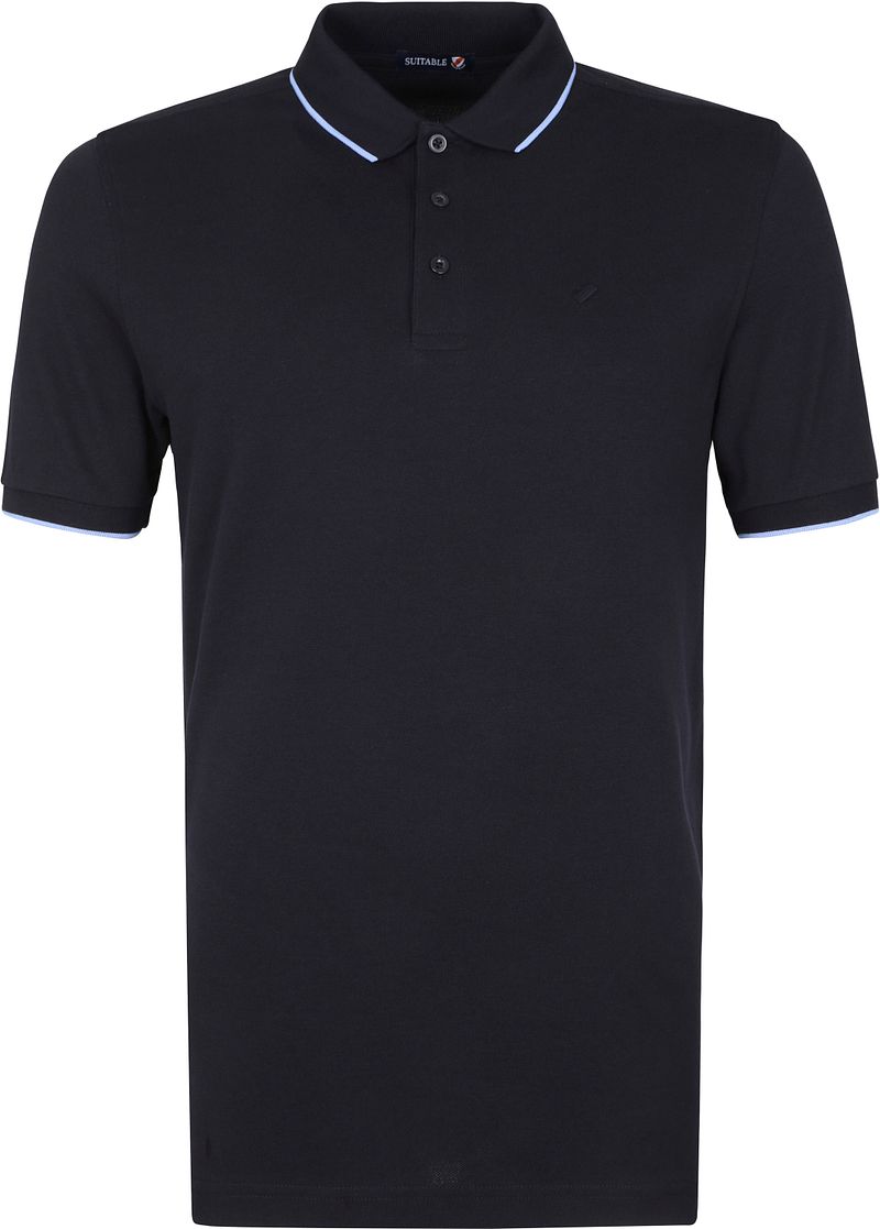 Suitable Poloshirt Tip Ferry Navy Blau - Größe M günstig online kaufen