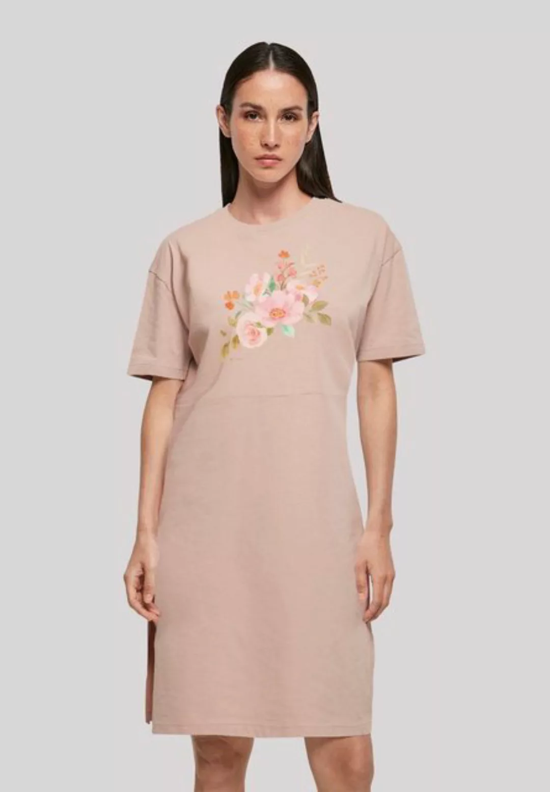 F4NT4STIC Shirtkleid Blumen Print günstig online kaufen