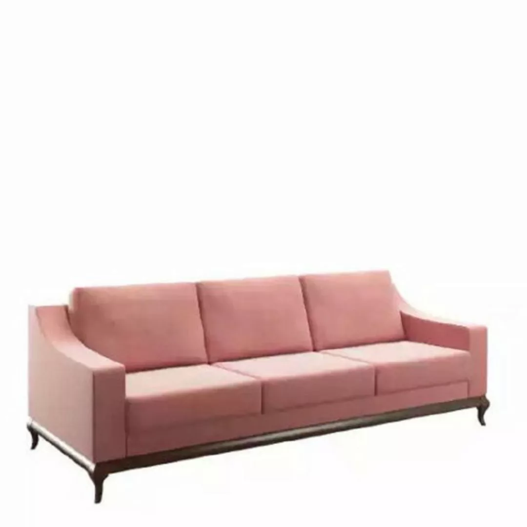 JVmoebel 3-Sitzer Rosa Dreisitzer Sofa Modern Möbel Neu Wohnzimmer Luxus Po günstig online kaufen