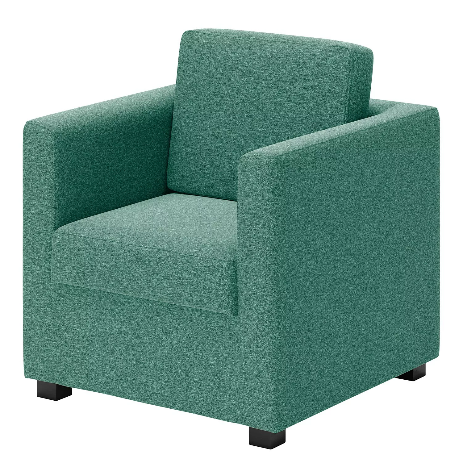 home24 loftscape Sessel Deven IX Petrol Webstoff 74x83x74 cm (BxHxT) günstig online kaufen