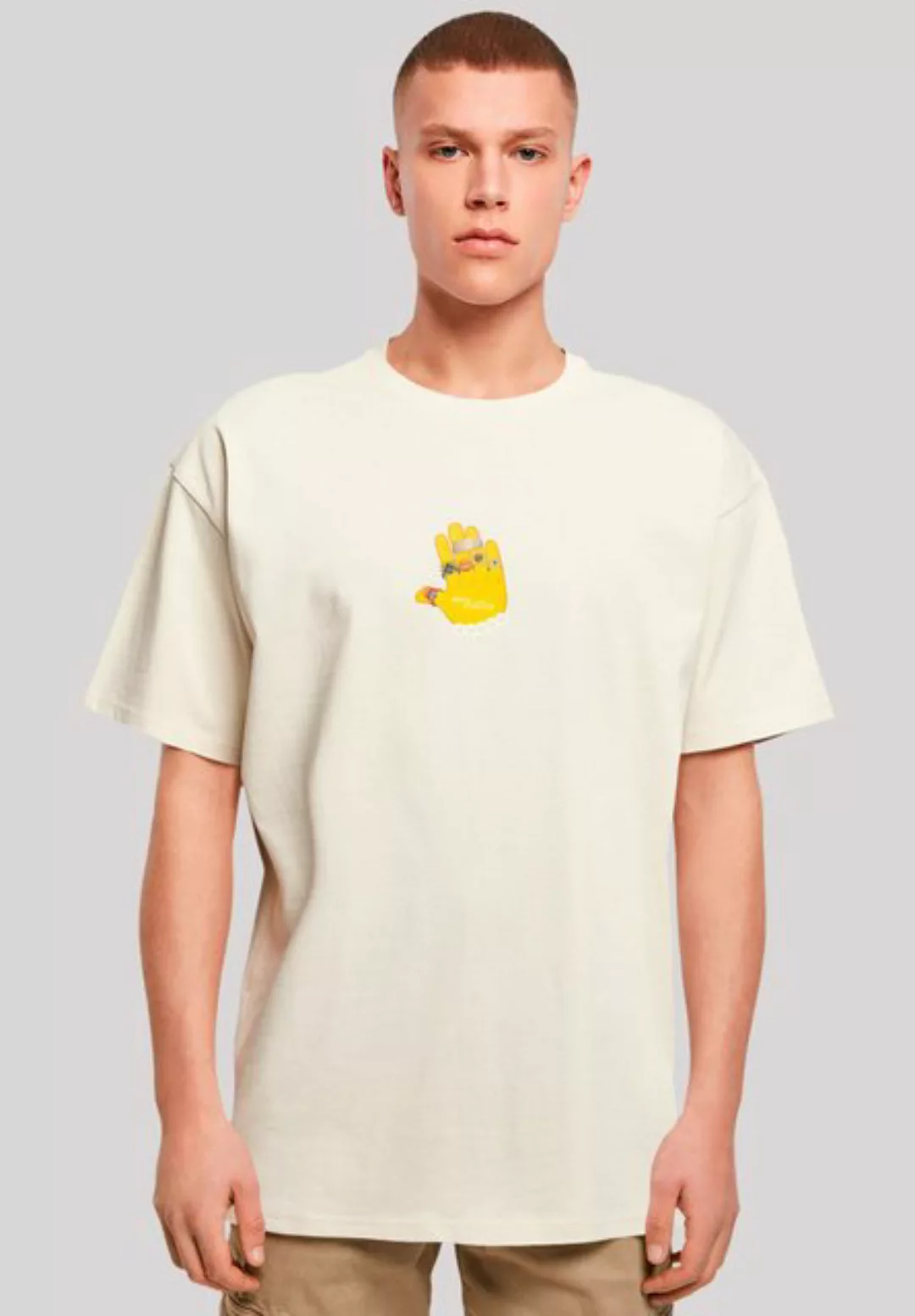 emoji couture T-Shirt yellow hand mixed jewelry icons Premium Qualität günstig online kaufen